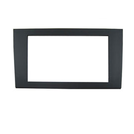 Double 2 DIN FAAUDIA4200120087 Facia Kit Fascia Panel Dash Plate For Audi A4 2001-2008 Black