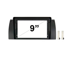 Load image into Gallery viewer, 9 Inch Facia FABMWE39E539 Panel Fascia Dash Plate Panel suits BMW 5 SERIES E39 1996-2004 X5 E53 2000-2006