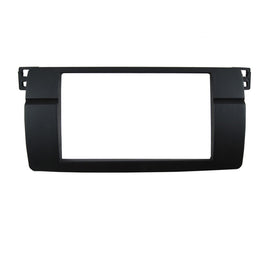 Double 2 DIN F7BM3 Facia Kit Panel Fascia Dash Plate For BMW 3 Series E46 1998-2005