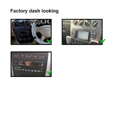 Single DIN FACHRYSLERVOYAGER20012005S Facia Kit Fascia Panel Dash Plate For Chrysler Voyager Grand Voyage Neon PT Cruiser 2001-2007