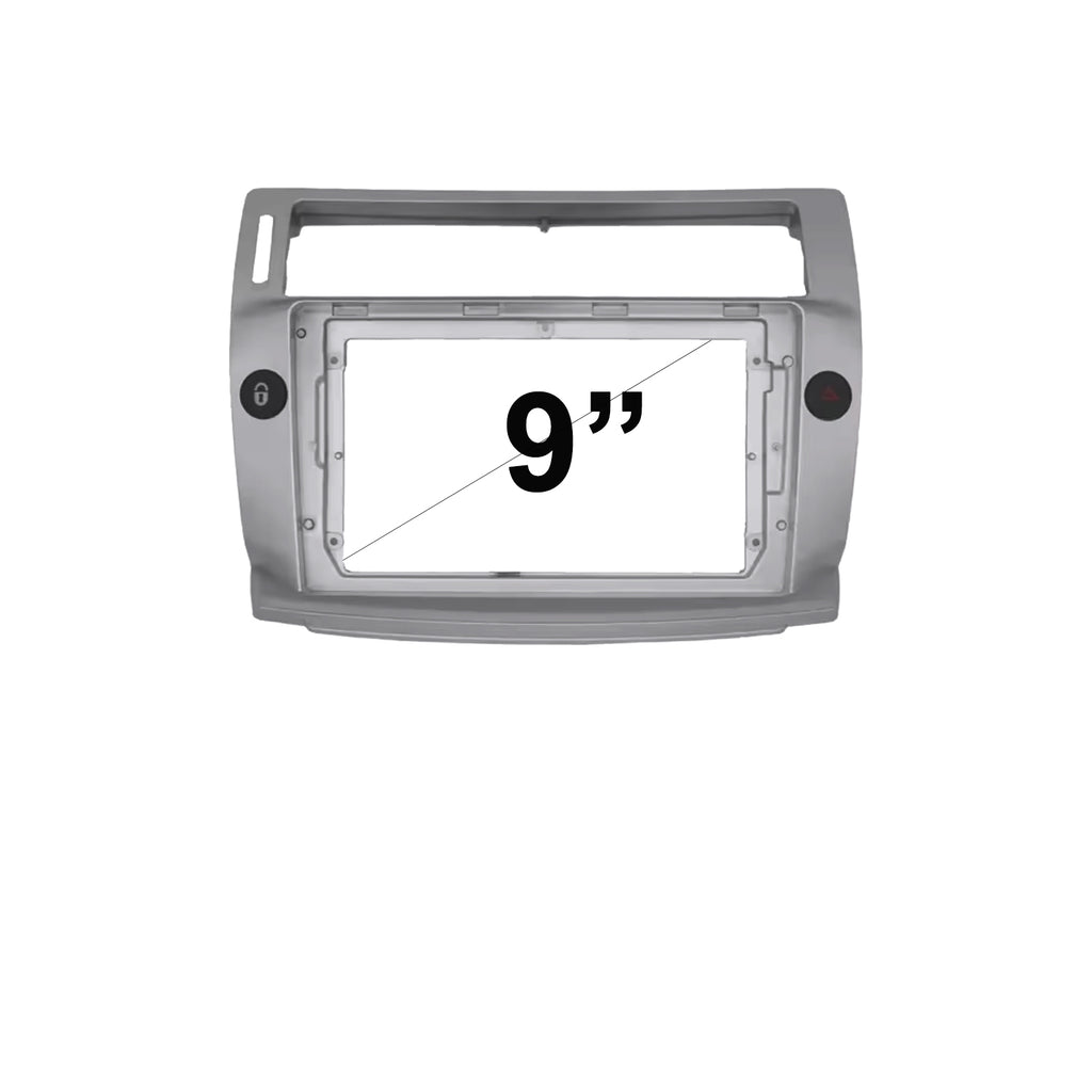 9" FACIA KIT F9CTR2 Panel Fascia Dash Plate Panel For Citroen C4 2004-2010