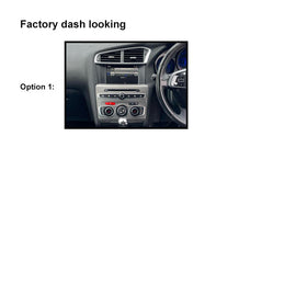 10 Inch Facia & HARNESS FACITROENC42013201610 Panel Fascia Dash Plate Panel suits Citroen C4 2013-2016