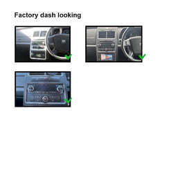 Double 2 DIN FADODGECALIBER200920117 Facia Kit Fascia Panel Dash Plate For Dodge Avenger Caliber Journey Nitro 2007-2011