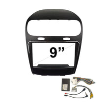 Load image into Gallery viewer, 9 Inch Facia &amp; HARNESS FADODGEJOURNEY201220169 Panel Fascia Dash Plate Panel suits Dodge Journey 2012-2016