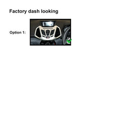 9 Inch Facia F9FD7 Fascia Dash Plate Panel suits Ford Ecosport 2013-2017 Black