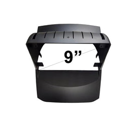 9 Inch Facia F9FD28 Fascia Dash Plate Panel suits Ford Fiesta 2008-2018 Black