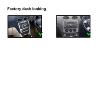 Load image into Gallery viewer, Double Single Din FAFORDFOCUS20052008B7 Facia Fascia Dash Snap in Pocket For Ford Fiesta Focus Kuga Transit 2005-2013 Black