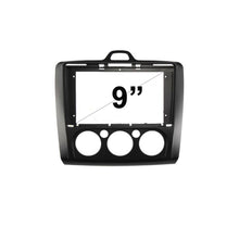 Load image into Gallery viewer, 9 Inch Facia FAFORDFOCUSMANUAL200420119B Panel Fascia Dash Plate Panel suits Ford Focus Manual Air 2004-2011 Black