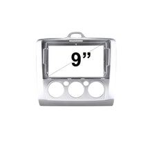 Load image into Gallery viewer, 9 Inch Facia FAFORDFOCUSMANUAL200420119S Panel Fascia Dash Plate Panel suits Ford Focus Manual Air 2004-2011 Silver
