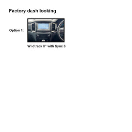 9 Inch Facia F9FD23 Panel Fascia Dash Plate suits Ford Range 2015+ High