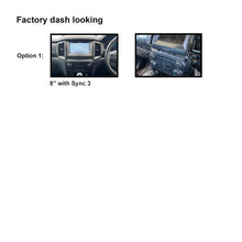 Load image into Gallery viewer, 9 Inch Facia FAFORDRANGER2015ONMID9 Panel Fascia Dash Plate suits Ford Range 2015+ Middle