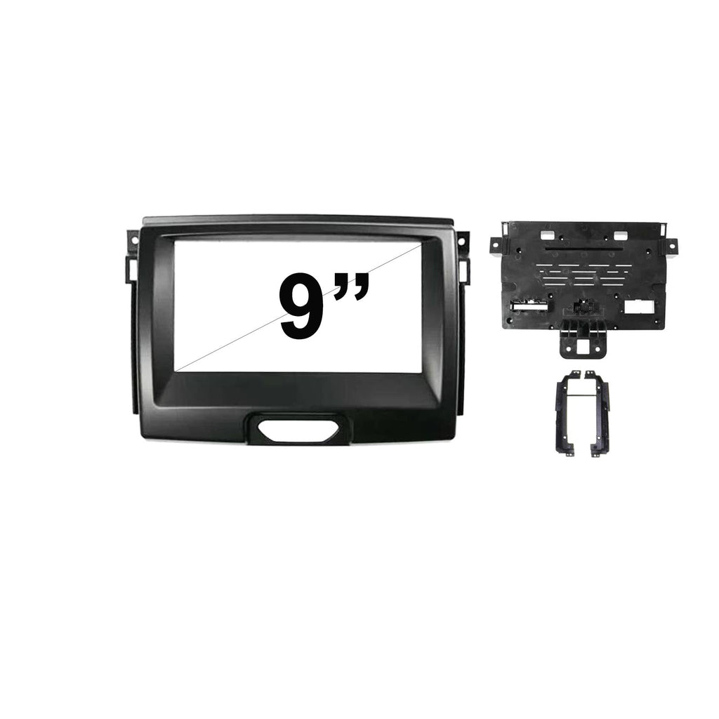 9 Inch Facia FAFORDRANGER2015ONSTANDARD9 Panel Fascia Dash Plate suits Ford Range 2015+ Standard