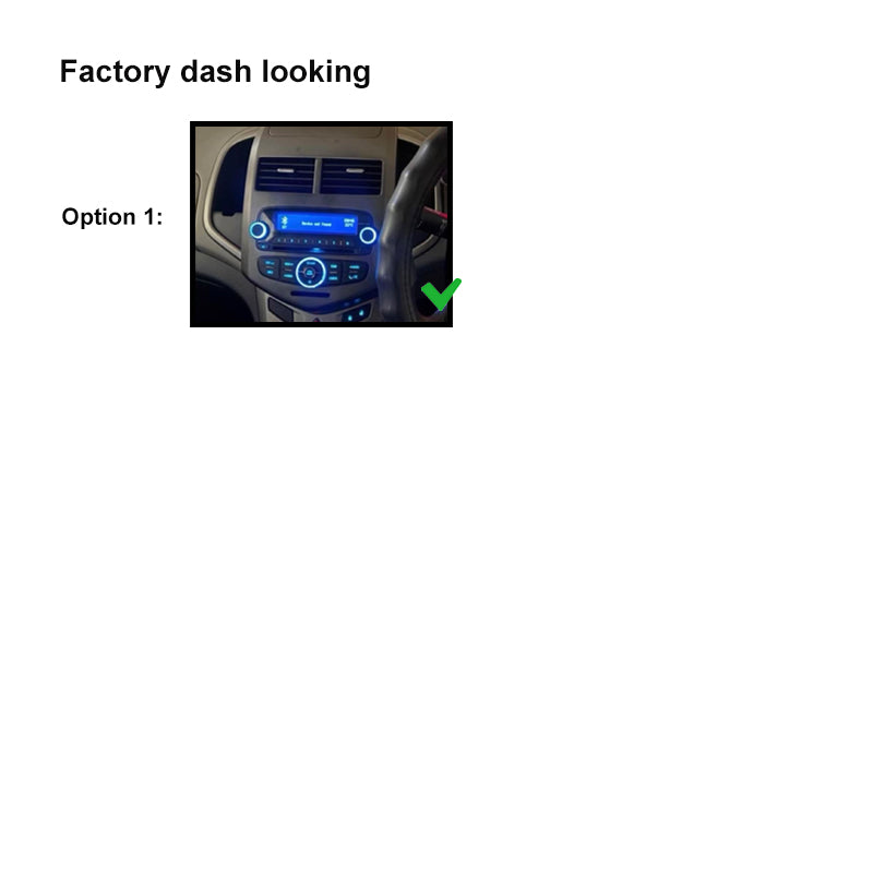 9 Inch Facia FAHOLDENBARINA201120169 Fascia Dash Plate Panel suits Holden Barina 2011-2016
