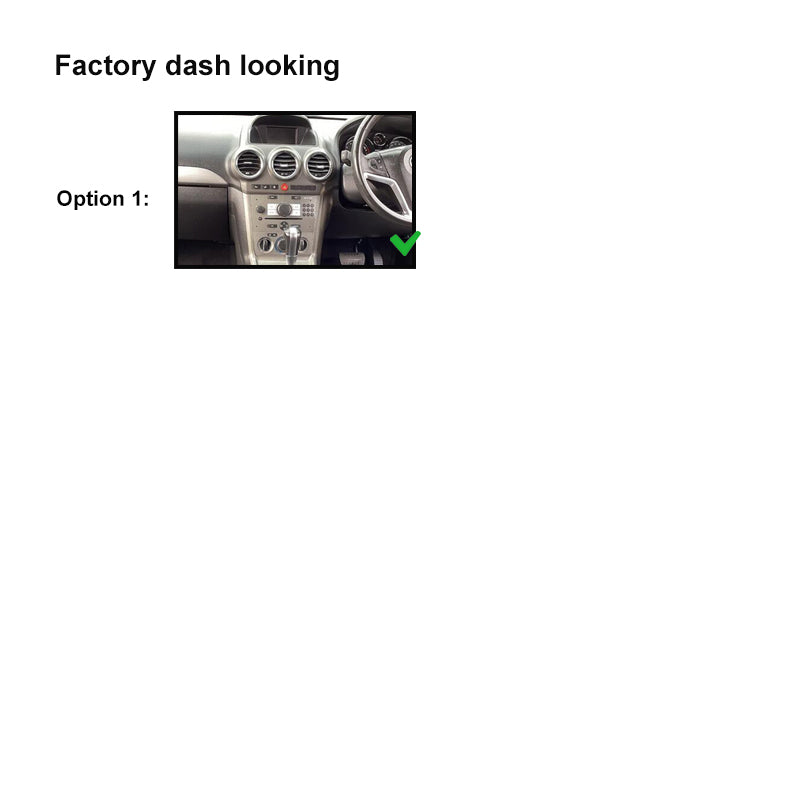 9 Inch Facia FAHOLDENCAPTIVA5200720159 Fascia Dash Plate Panel suits Holden Capvita 5 2007-2015