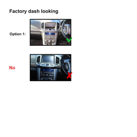 10 Inch Facia FXGM6 Fascia Dash Plate Panel suits Holden Captiva 7 Top Screen