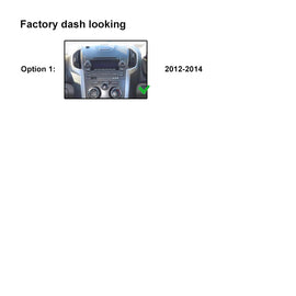 Double 2 Din FAHOLDENCOLORADO2012ON7 Facia Kit Panel Fascia Plate Dash For Holden Colorado 2012+ Grey