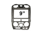 9 Inch Facia FAHOLDENCOLORADOROUND200820129 Fascia Dash Plate Panel Compatible With Holden Colorado 2008-2012 Round Air Con