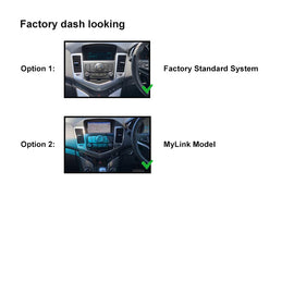 9 Inch Facia F9GM9 Fascia Dash Plate Panel suits Holden Cruze 2009-2016 Black