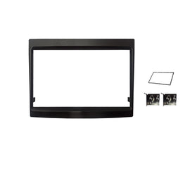 Double 2 Din FAHOLDENVYVZ7B Facia Kit Panel Fascia Plate Dash For Holden VY-VZ Commodore Monaro 2002+ BLACK