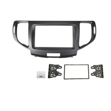 Load image into Gallery viewer, Double 2 DIN FAHONDAACCORDEURO2008ON7 Facia Kit Fascia Panel Dash Plate For Honda Accord Euro 2008+ Black