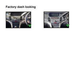 Double 2 DIN FAHONDAACCORDEURO2008ON7 Facia Kit Fascia Panel Dash Plate For Honda Accord Euro 2008+ Black