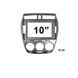 10 INCH FACIA KIT FXHD27 Fascia Dash Plate Panel For Honda City 2009-2012 Manual A/C