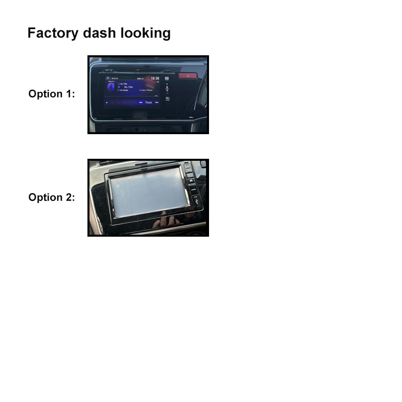 10 Inch Facia FAHONDACITY2014ON10 Fascia Dash Plate Panel suits Honda City 2014+