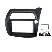 Load image into Gallery viewer, Double 2 DIN FAHONDACIVICHATCH200620117 Facia Kit Panel Fascia Plate Dash For Honda Civic Hatch Back 2006-2011