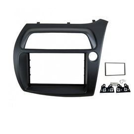 Double 2 DIN FAHONDACIVICHATCH200620117 Facia Kit Panel Fascia Plate Dash For Honda Civic Hatch Back 2006-2011