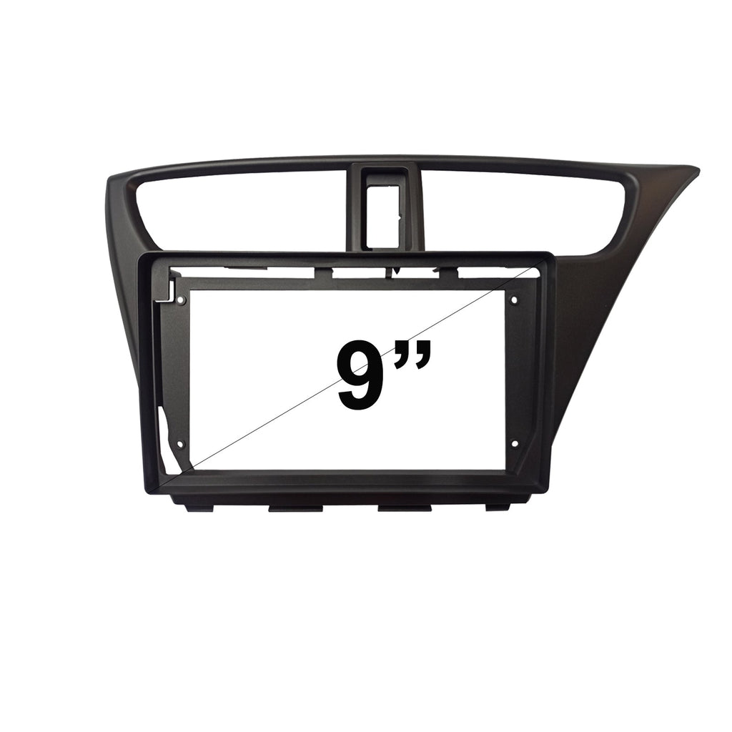 9 Inch Facia FAHONDACIVICHATCH201220159 Fascia Dash Plate Panel suits Honda Civic 2012-2015 Hatch