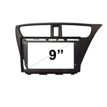 Load image into Gallery viewer, 9 Inch Facia FAHONDACIVICHATCH201220159 Fascia Dash Plate Panel suits Honda Civic 2012-2015 Hatch