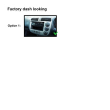Load image into Gallery viewer, 9 Inch Facia FAHONDACIVICSEDAN200020059 Fascia Dash Plate Panel suits Honda Civic Sedan 2000-2005 Grey