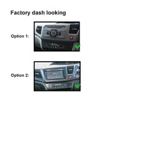 Load image into Gallery viewer, Double 2 DIN FAHONDACIVICSEDAN201220157 Facia Kit Fascia Panel Dash Plate For Honda Civic Sedan 2012-2015 Grey