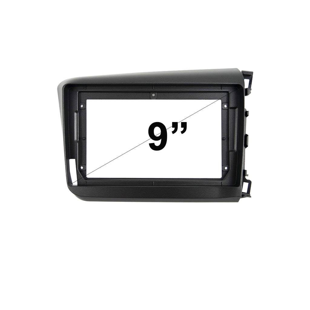 9 Inch Facia FAHONDACIVICSEDAN201220159 Fascia Dash Plate Panel suits Honda Civic 2012-2015 Sedan
