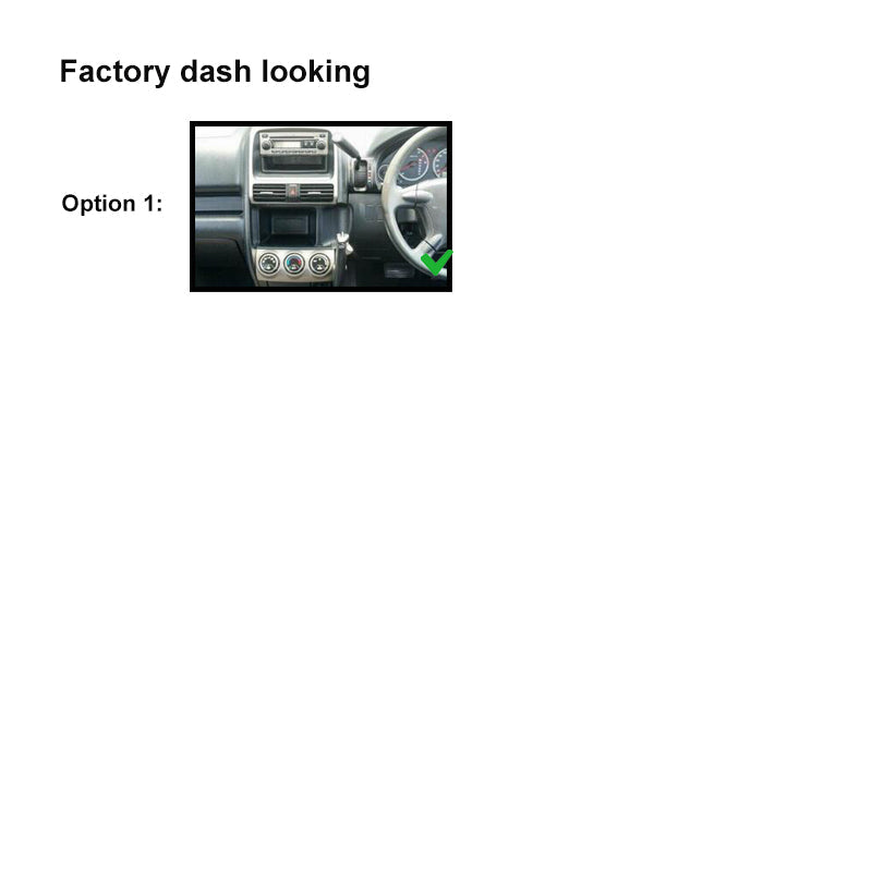 9 Inch Facia FAHONDACRV200220069 Fascia Dash Plate Panel For Honda CRV CR-V 2002-2006