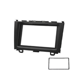 Double 2 DIN FAHONDACRV200620117 Facia Kit Fascia Panel Dash Plate For Honda CRV CR-V 2006-2011 Black