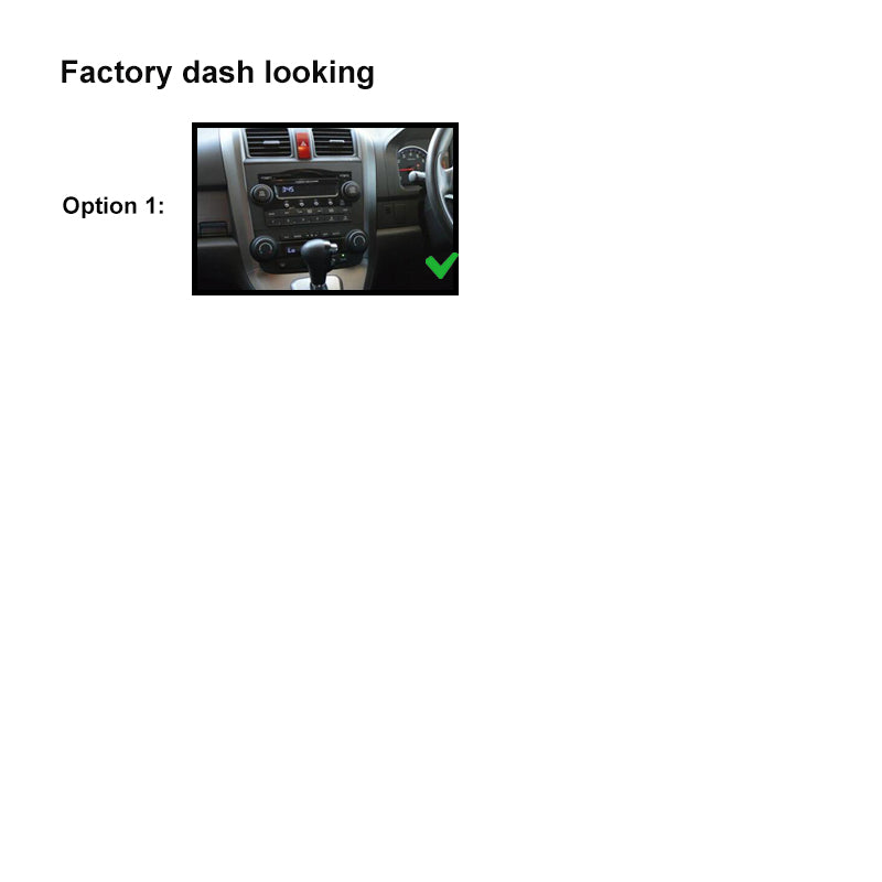 9 Inch Facia FAHONDACRV200620119 Fascia Dash Plate Panel For Honda CRV CR-V 2006-2011