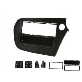 Double 2 DIN FAHONDAINSIGHT201020137 Facia Kit Panel Fascia Dash W/Pocket For Honda Insight 2010-2013