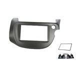 Double 2 DIN FAHONDAJAZZ200820137 Facia Kit Fascia Panel Plate Dash For Honda Jazz 2008-2013
