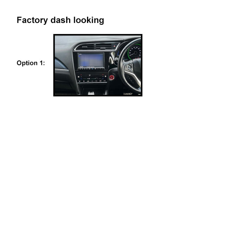 9 Inch Facia FAHONDASHUTTLE2015ON9 Fascia Dash Plate Panel For Honda Shuttle 2015+