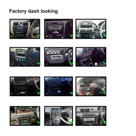 Double 2 Din FAHONDATRIM7 Facia Kit Panel Fascia Plate Dash For Honda Universal