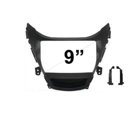 9 Inch Facia F9HY4 Fascia Dash Plate Panel For Hyundai Elantra 2011-2013