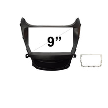 Load image into Gallery viewer, 9 Inch Facia FAHYUNDAIELANTRA201320159 Fascia Dash Plate Panel For Hyundai Elantra 2013-2015 Black