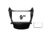 9 Inch Facia FAHYUNDAIELANTRA201320159 Fascia Dash Plate Panel For Hyundai Elantra 2013-2015 Black