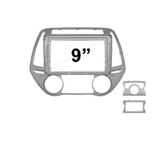 Load image into Gallery viewer, 9 Inch Facia FAHYUNDAII20201220159  Fascia Dash Plate Panel For Hyundai i20 2012-2015 Manual/Auto A/C