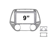 9 Inch Facia FAHYUNDAII20201220159  Fascia Dash Plate Panel For Hyundai i20 2012-2015 Manual/Auto A/C