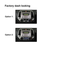 9 Inch Facia F9HY9  Fascia Dash Plate Panel For Hyundai i20 2012-2015 Manual/Auto A/C