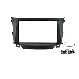 Double 2 DIN F7HY5 Facia Kit Panel Fascia Dash Plate For Hyundai i30 2012-2016