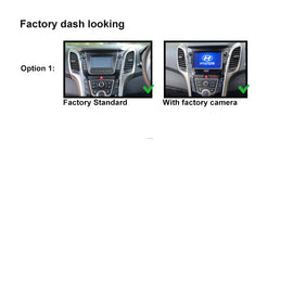 9  Inch Facia FAHYUNDAII30201220179 Fascia Dash Plate Panel For Hyundai I30 2012-2017 without Sat Nav Black