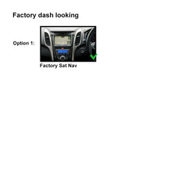 9  Inch Facia CAC Exclusive FAHYUNDAII30201220179NAV Fascia Dash Plate Panel For Hyundai I30 2012-2017 Sat Nav Black